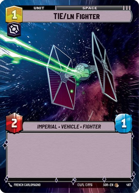 TIE/ln Fighter - SOR - 487 - Common - Hyperspace