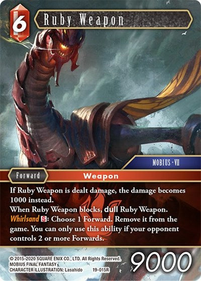 Ruby Weapon - 19-015R - Rare - From Nightmares