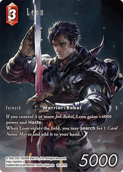 Leon - 19-017R - Rare (Full Art) - From Nightmares