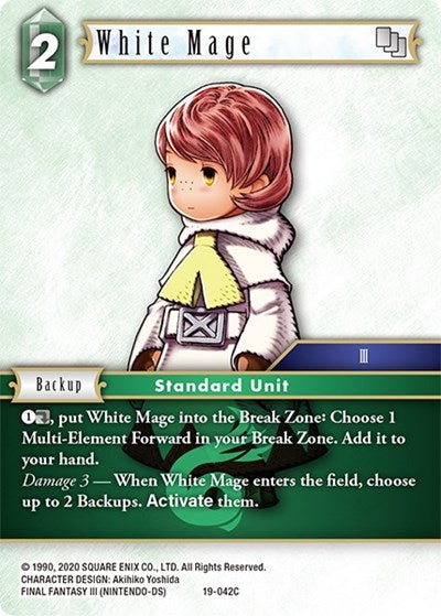 White Mage - 19-042C - Common - From Nightmares