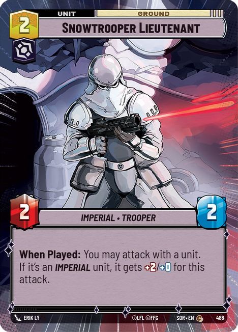 Snowtrooper Lieutenant - SOR - 488 - Common - Hyperspace