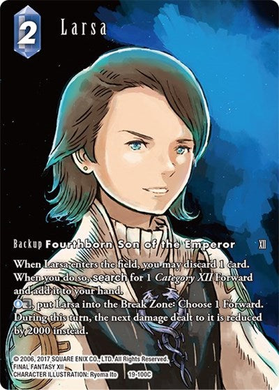 Larsa - 19-100C - Common (Full Art) - From Nightmares