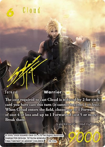 Cloud - 19-114L - Legend (Full Art) - From Nightmares