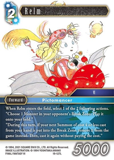 Relm - 19-127L - Legend - From Nightmares