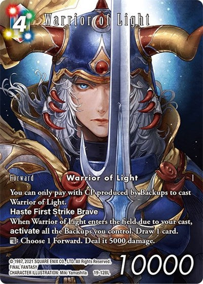 Warrior of Light - 19-128L - Legend (Full Art) - From Nightmares