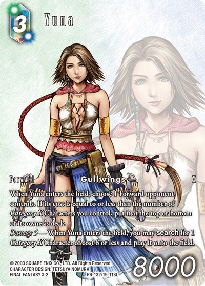 Yuna - PR-132/19-118L - Promo (From Nightmares Buy A Box Promo) - FF: Promo Cards