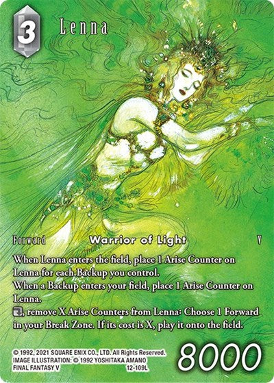Lenna - 12-109L - Legend (Full Art Reprint) - From Nightmares