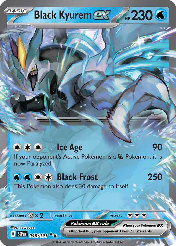 Black Kyurem ex - 048/191 - Surging Sparks