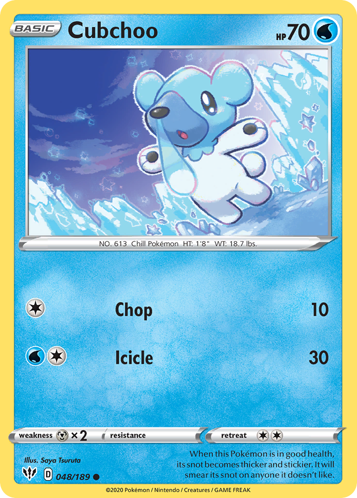 Cubchoo - 048/189 - Darkness Ablaze