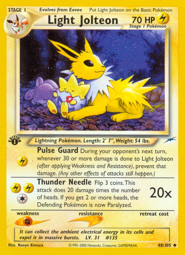 Light Jolteon - 048/105 - Neo Destiny