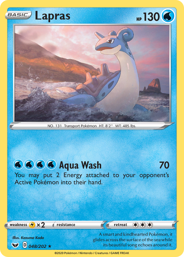 Lapras - 048/202 - Sword & Shield