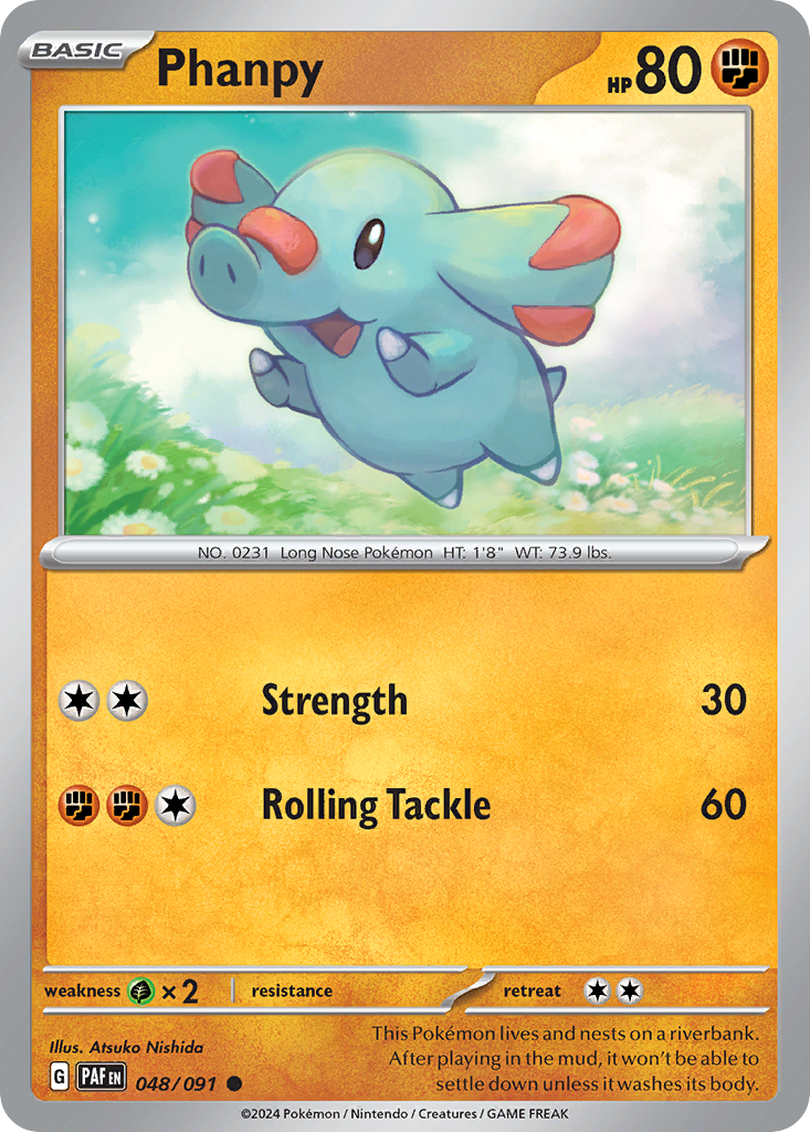 Phanpy - 48/91 - Paldean Fates