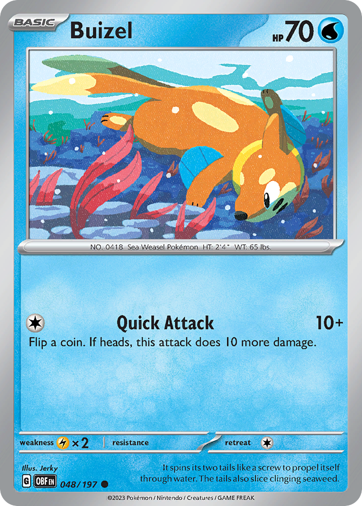 Buizel - 048/197 - Obsidian Flames