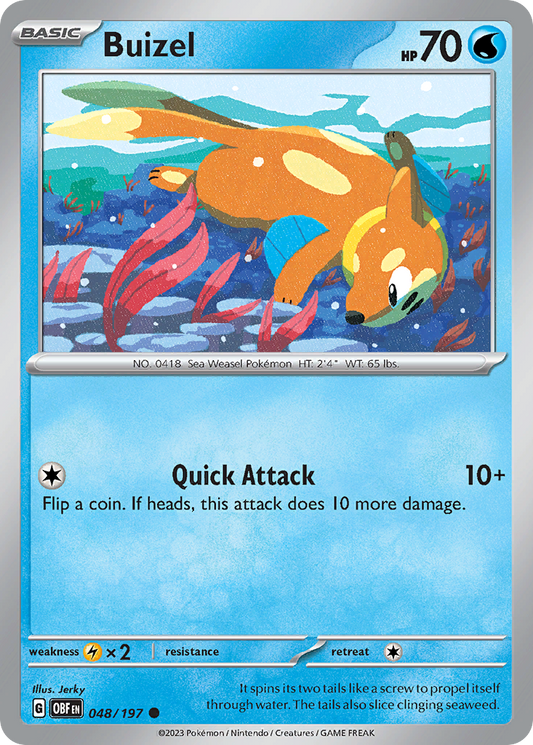 Buizel - 048/197 - Obsidian Flames