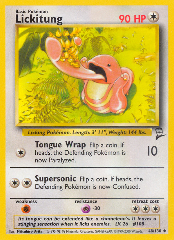 Lickitung - 048/130 - Base Set 2