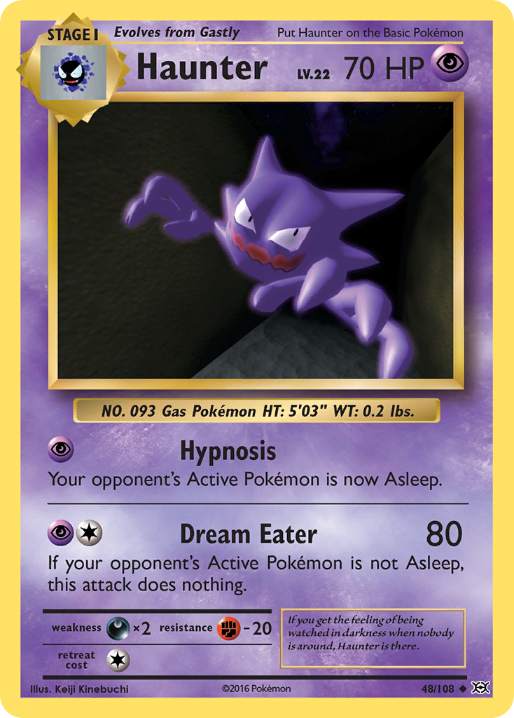 Haunter - 048/108 - Evolutions