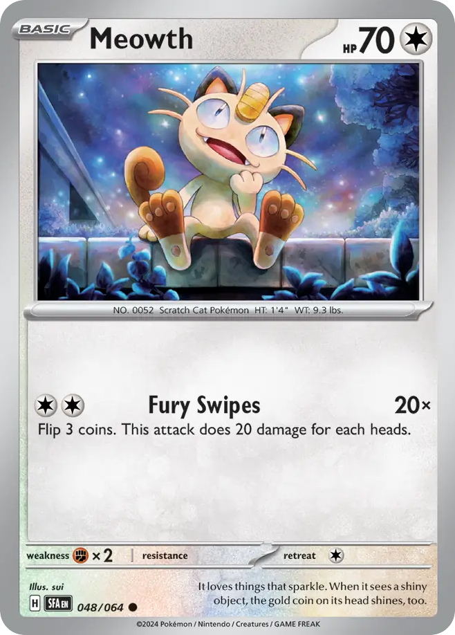 Meowth - 48/64 - Shrouded Fable