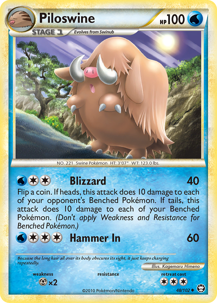 Piloswine - 048/102 - HS—Triumphant