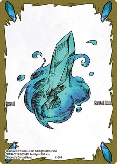 Crystal Token (Water) - C-004 - Common (Full Art Reprint) - From Nightmares