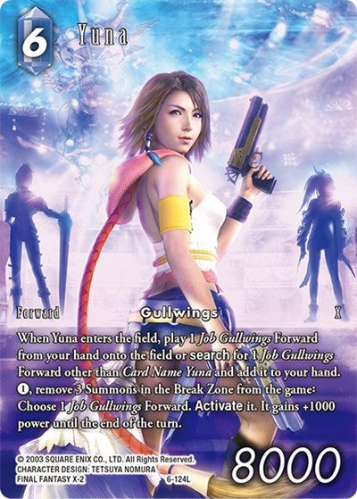 Yuna - 6-124L - Legend (Full Art Reprint) - From Nightmares