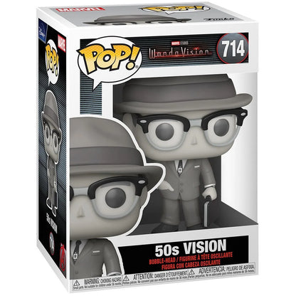 WandaVision 50's Vision Black & White Funko Pop! Vinyl Figure