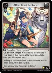 Allen, Beast Beckoner - 016 - Common - Dawn of Ashes 1st Edition