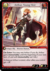 Arthur, Young Heir - 118 - Super Rare - Dawn of Ashes 1st Edition