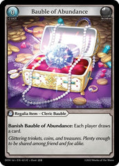 Bauble of Abundance - 021 - Common - Dawn of Ashes 1st Edition