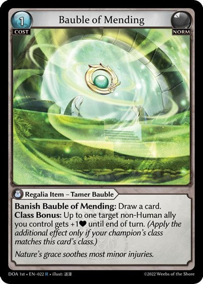 Bauble of Mending - 022 - Rare - Dawn of Ashes 1st Edition
