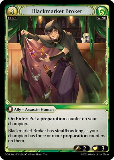 Blackmarket Broker - 202 - Common - Dawn of Ashes 1st Edition