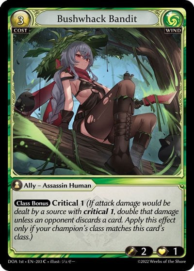 Bushwhack Bandit - 203 - Common - Dawn of Ashes 1st Edition