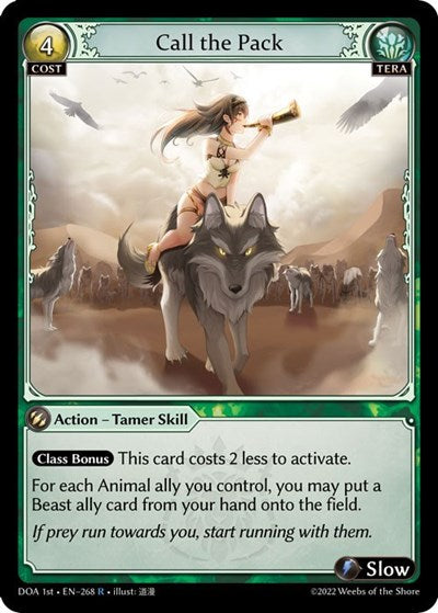 Call the Pack - 268 - Rare - Dawn of Ashes 1st Edition