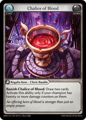 Chalice of Blood - 027 - Rare - Dawn of Ashes 1st Edition