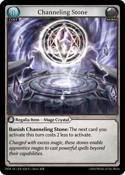 Channeling Stone - 028 - Rare - Dawn of Ashes 1st Edition