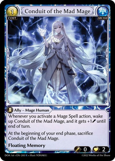 Conduit of the Mad Mage - 243 - Rare - Dawn of Ashes 1st Edition