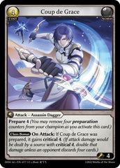 Coup de Grace - 077 - Super Rare - Dawn of Ashes 1st Edition
