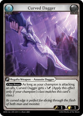 Curved Dagger - 031 - Uncommon - Dawn of Ashes 1st Edition