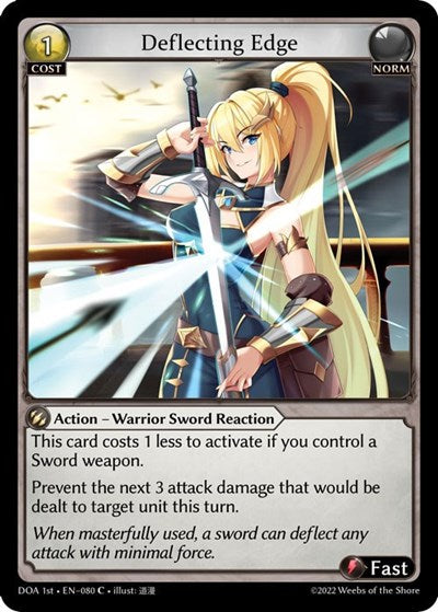 Deflecting Edge - 080 - Common - Dawn of Ashes 1st Edition