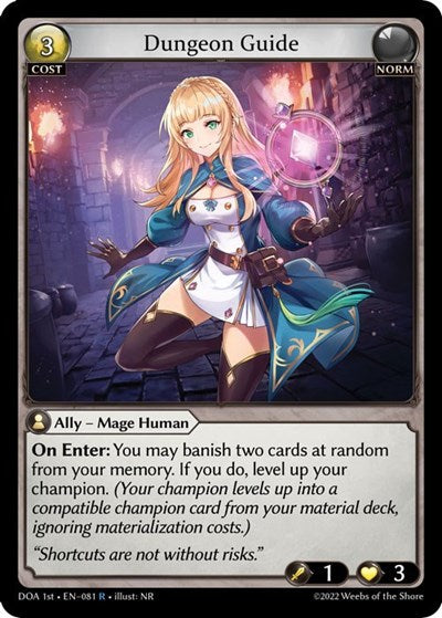 Dungeon Guide - 081 - Rare - Dawn of Ashes 1st Edition