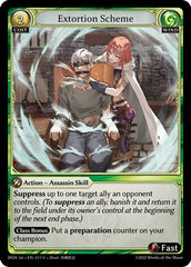 Extortion Scheme - 211 - Uncommon - Dawn of Ashes 1st Edition