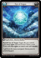 Eye of Argus - 035 - Rare - Dawn of Ashes 1st Edition