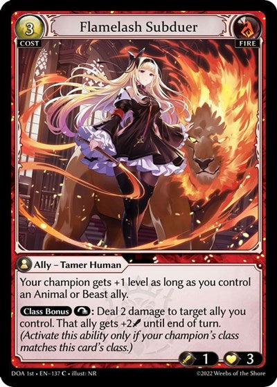 Flamelash Subduer - 137 - Common - Dawn of Ashes 1st Edition