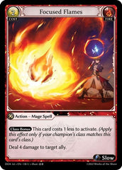 Focused Flames - 138 - Uncommon - Dawn of Ashes 1st Edition