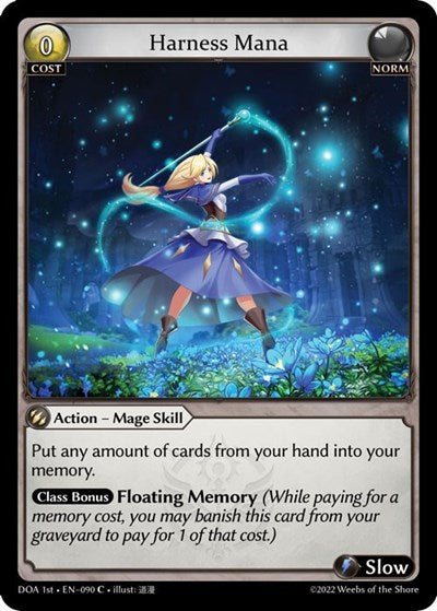 Harness Mana - 090 - Common - Dawn of Ashes 1st Edition