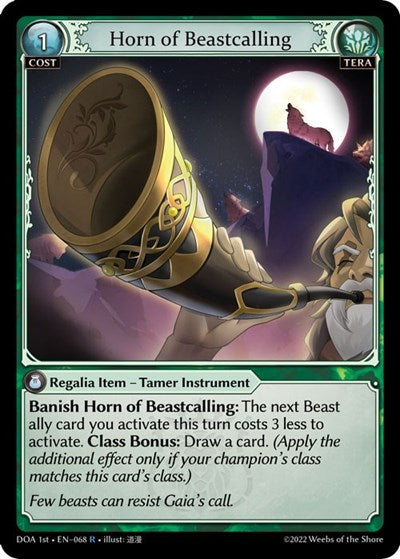 Horn of Beastcalling - 068 - Rare - Dawn of Ashes 1st Edition