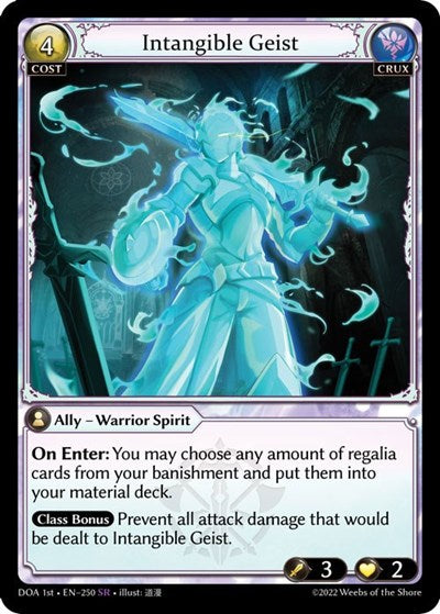 Intangible Geist - 250 - Super Rare - Dawn of Ashes 1st Edition