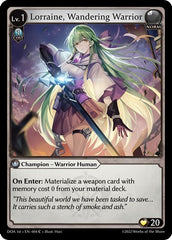 Lorraine, Wandering Warrior - 004 - Common - Dawn of Ashes 1st Edition