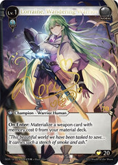 Lorraine, Wandering Warrior - 004 - Collector Ultra Rare - Dawn of Ashes 1st Edition