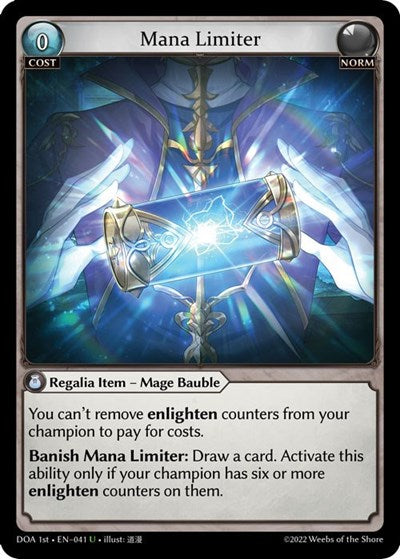 Mana Limiter - 041 - Uncommon - Dawn of Ashes 1st Edition