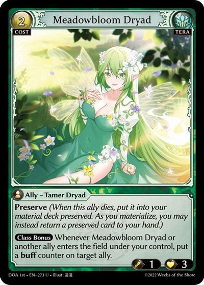 Meadowbloom Dryad - 273 - Uncommon - Dawn of Ashes 1st Edition
